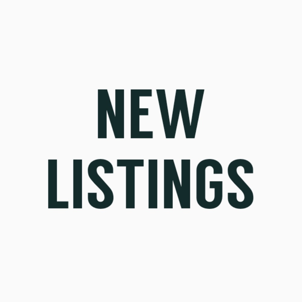 NEW LISTINGS